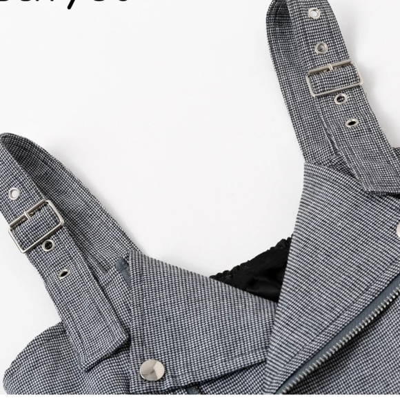 LAST ONE! Madison Moto Plaid Dress - Picture 5 of 8